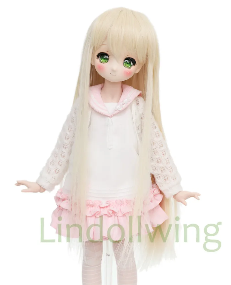 

1/4 BJD Wig Dal DD SD LUT Dollfie Doll Wig 7-8 inch Wig Long Blonde Wig 1001