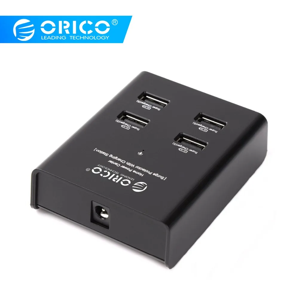 

ORICO Charger Mobile Phone Charger USB Tablet Charger for iPhone X 8 7 Samsung S8 Xiaomi Tablet Power Bank iPad Black