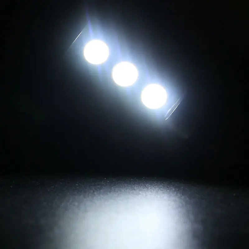 YM E Bright C5W 100 шт./лот Белый 5050 3 SMD 36 мм/39 мм/41 мм гирлянда купольные светодиодные