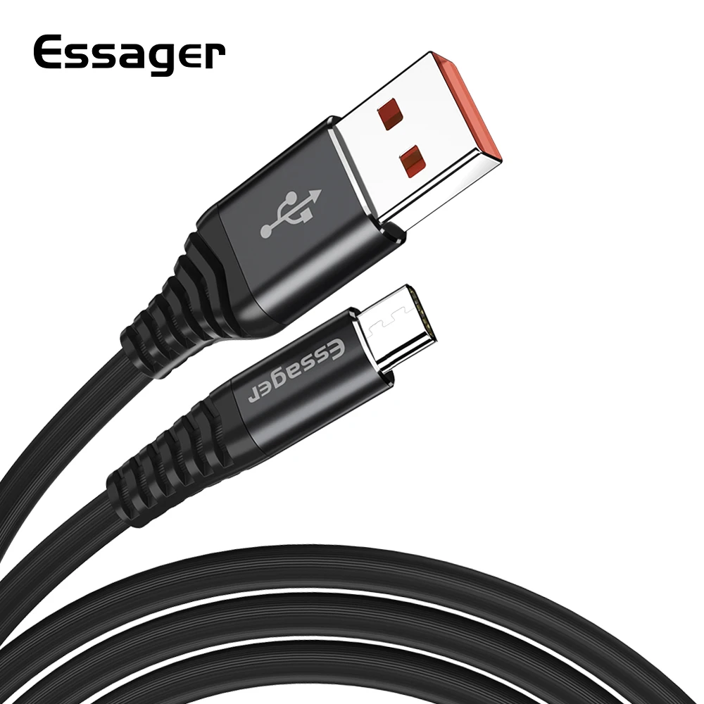 

Essager USB C Cable For Samsung Note 9 Huawei Mate Pro Xiaomi Mi8 Type C Cable 2.4A Fast Charging Type-c Cable USBC Data Charger