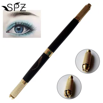 

Double Head Microblading Pen Manual Tattoo Machine Needle Blade Permanent Makeup 3D Embroidered Eyebrow Lips Tebori Munsu