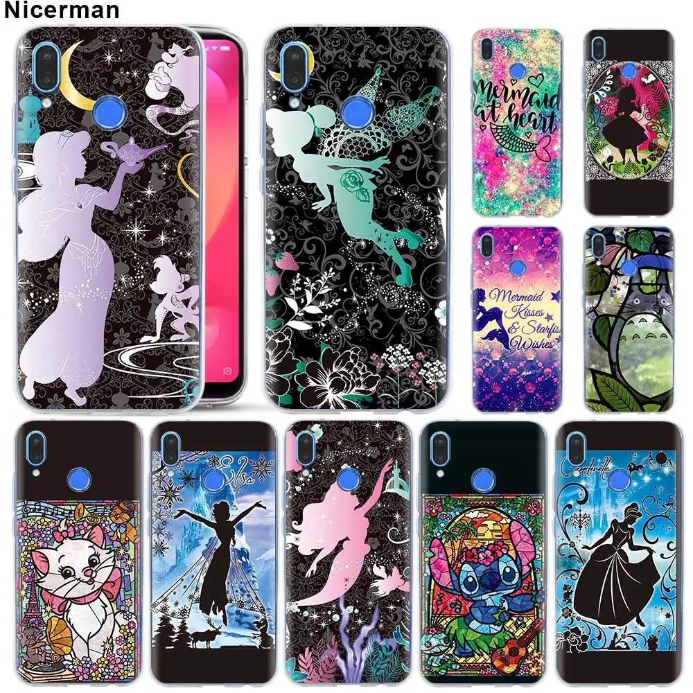 

Beautiful Princess Mermaid Phone Case for Redmi Note 7 7S 5 6 Redmi K20 Pro 6 6A 7A 5 Plus 4X S2 Y3 GO Silicone TPU Case Fundas