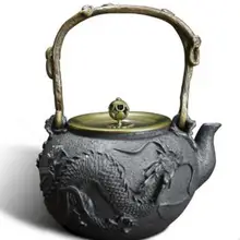 Стиль 1.3L Чай Набор японских пользовательские старый чугунок чисто ручной высокого качества подарок чугунок