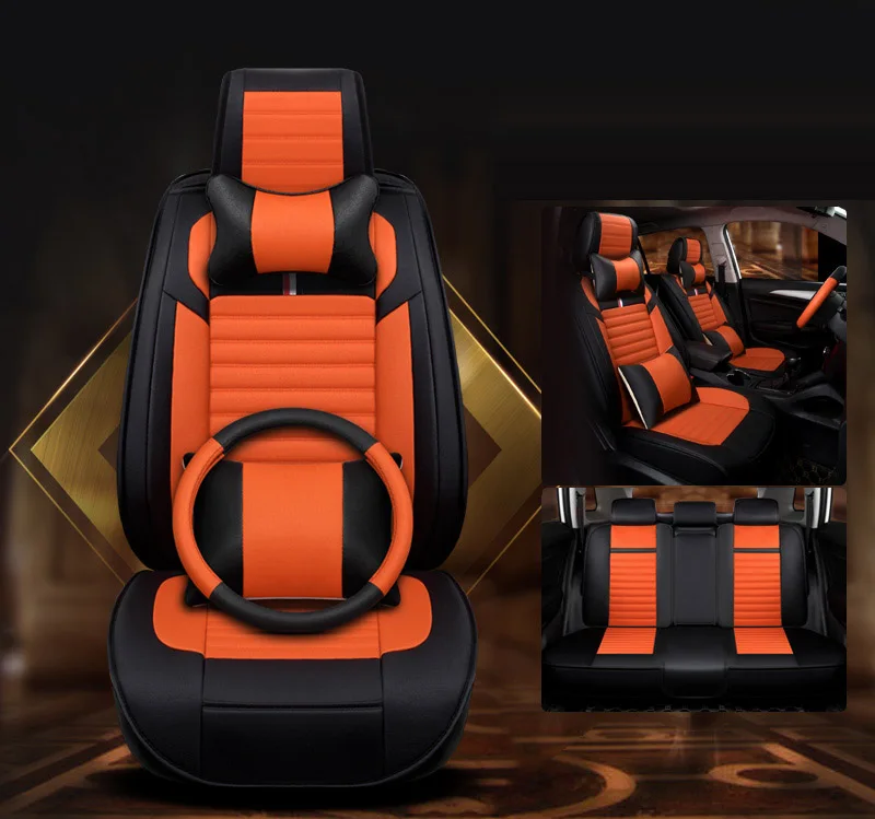 

Leather car seat cover for led t10 h7 for ford focus2 audi a3 a4 a6 b8 bmw f10 f30 e46 e60 alfa romeo volkswagen car accessories