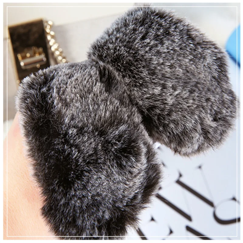 cute furry rabbit case for iPhone 6 7  Plus (3)