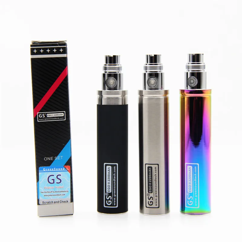 Аккумулятор GreenSound для электронной сигареты EGO II емкость 2200 мА · ч батарея ego 1