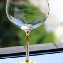 13126 креативный высококачественный кристалл для виноградного вина стеклянная металлическая основа алмазное стекло производители продают свадебную вечеринку