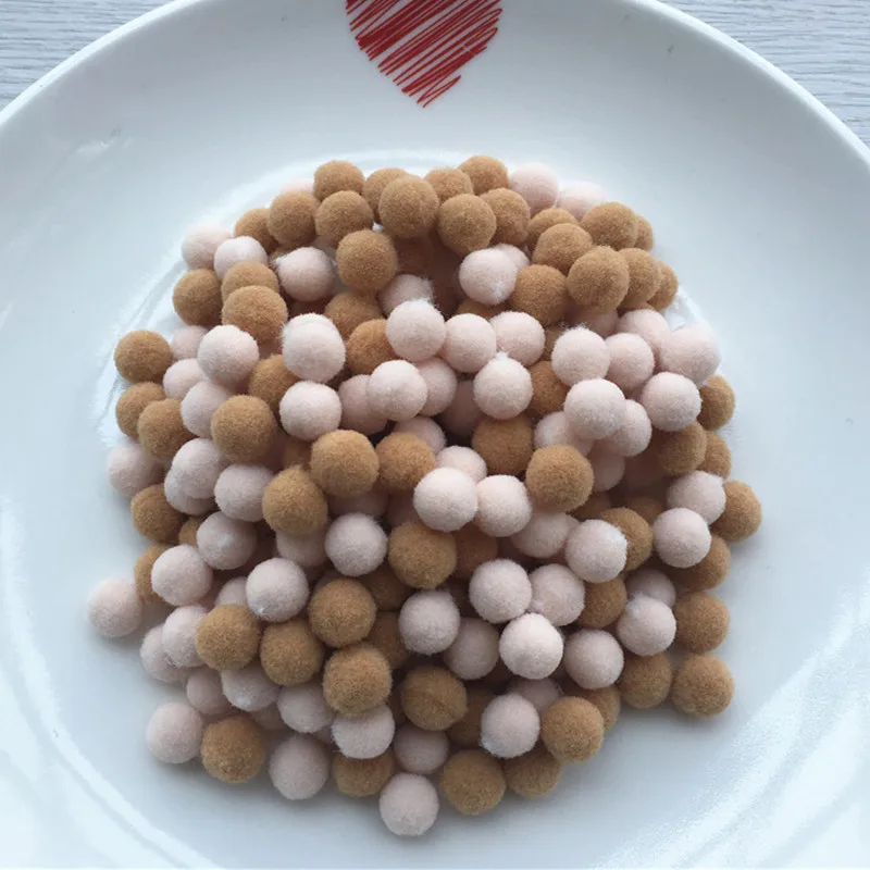 Mix C22 C36 Issequins Ремесло 10 мм 15 мм Смешанные помпоны DIY куклы одежда ручной работы материал мягкие пушистые Помпоны мяч для детские игрушки «сделай сам» Аксессуары - Цвет: Mix C22 C36
