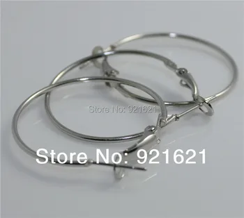 

31*28MM 100pcs/lot Nickel Plated Earring Hoops Wine Glass Rings D0398