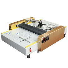 Ручной буклет делая машину, штапель и складывая машину, буклет производитель