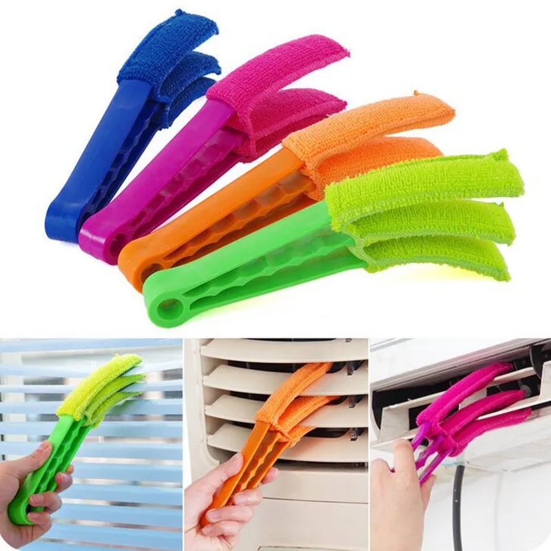 Microfibre Blind Window Brush Shutters Curtain Duster Dirt Brushes Air