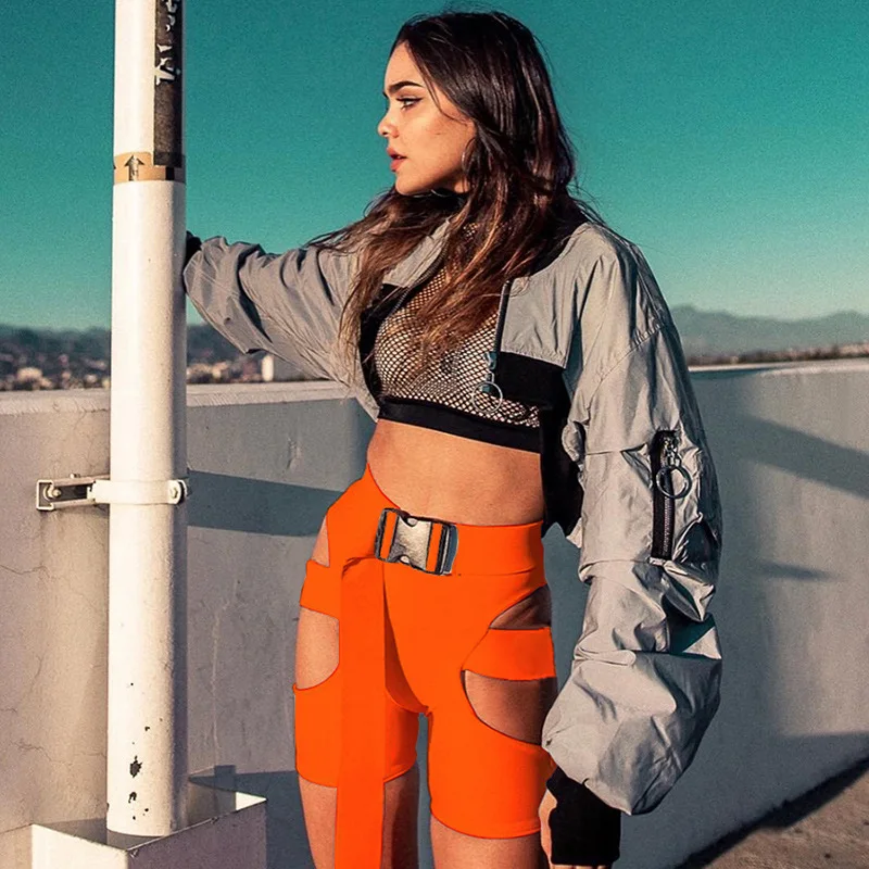 neon orange festival outfit