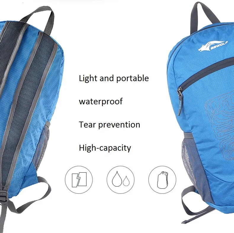 Ultra Light Открытый Водонепроницаемый альпинизм мешок Пеший Туризм рюкзак дорожная сумка профессиональный мешок восхождение школьников сумка