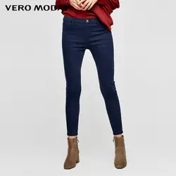 Vero Moda тонкий стрейч девятый джинсовые брюки женские | 316449501