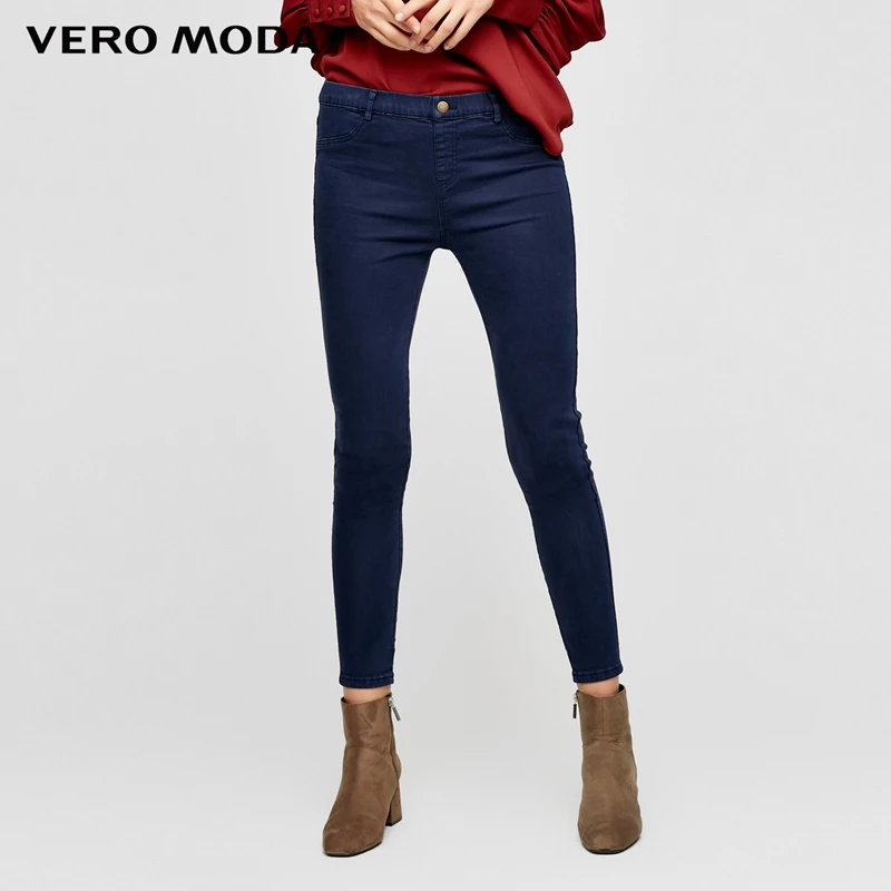 Vero Moda Women's Slim Fit Wrap Stretch Denim Pants Crop Jeans | 316449501 Vero Moda Women's Slim Fit Wrap Stretch Denim Pants Crop Jeans | 316449501
