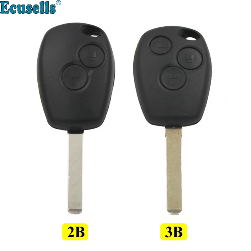2/3 кнопочный умный дистанционный чехол для ключей fob Renault Clio III Kangoo Master Twingo Trafic Modus
