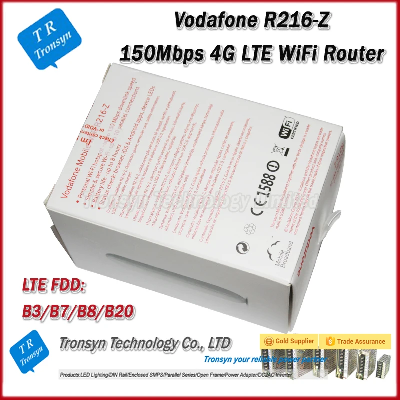 Лидер продаж разблокировать Vodafone r216-z 150 Мбит/с 4 г Мобильный Wi-Fi маршрутизатор Поддержка LTE FDD группа 3/7/ 8/20