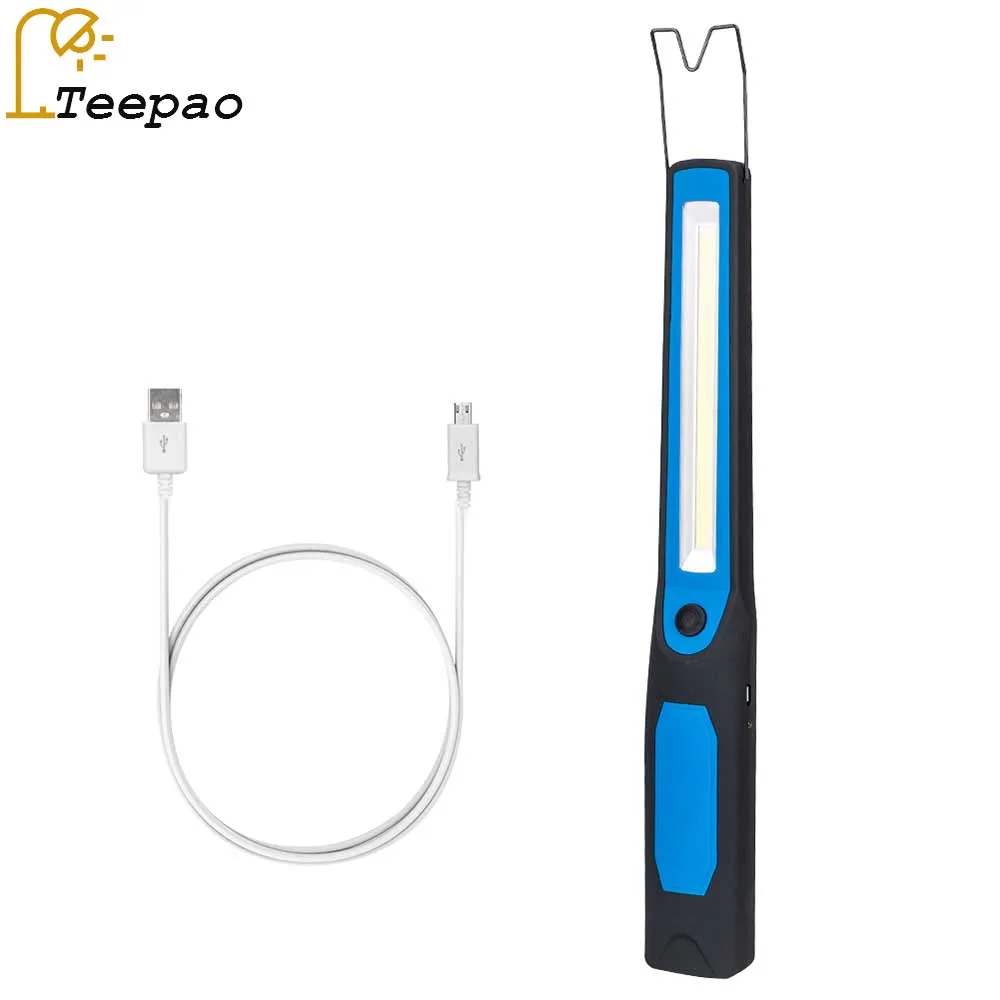 

LED COB Mini Pen Multifunction led Torch Light Handle Work flashlight Hand Flashlight with Bottom Magnet NO Battery