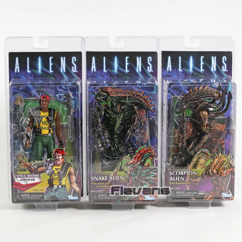 

ALIENS Space Snake Alien / Scorpion Alien / Marine Apone PVC Action Figure Collectible Model Toy