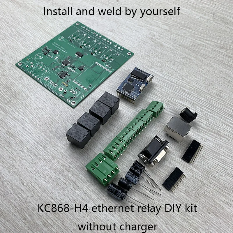 

Kincony 4 Relay Channel 4 Alarm Channel TCP IP Relay Control PCB Board Smart Home Automation Domotica Module Controller Ethernet