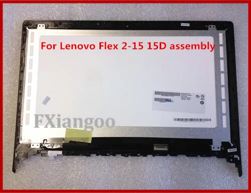 15," ЖК-дисплей для lenovo Flex2-15 Flex2 15 flex 2-15 ЖК-дисплей с сенсорным экраном дигитайзер сборка Рамка