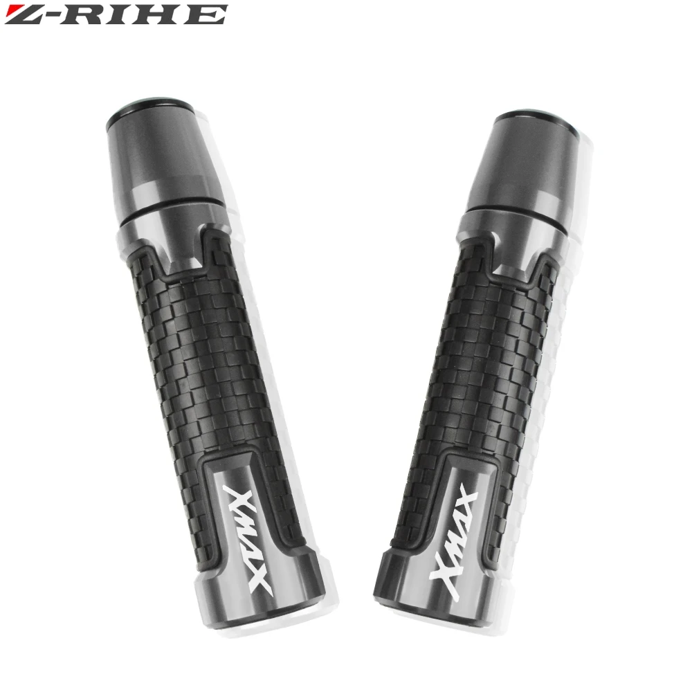Для Yamaha xmax 125 250 300 400 X MAX 7/8 ''22 мм мотоциклетные ручки противоскользящая ручка мотоцикла концы акустическая система ручной Руль - Цвет: gray