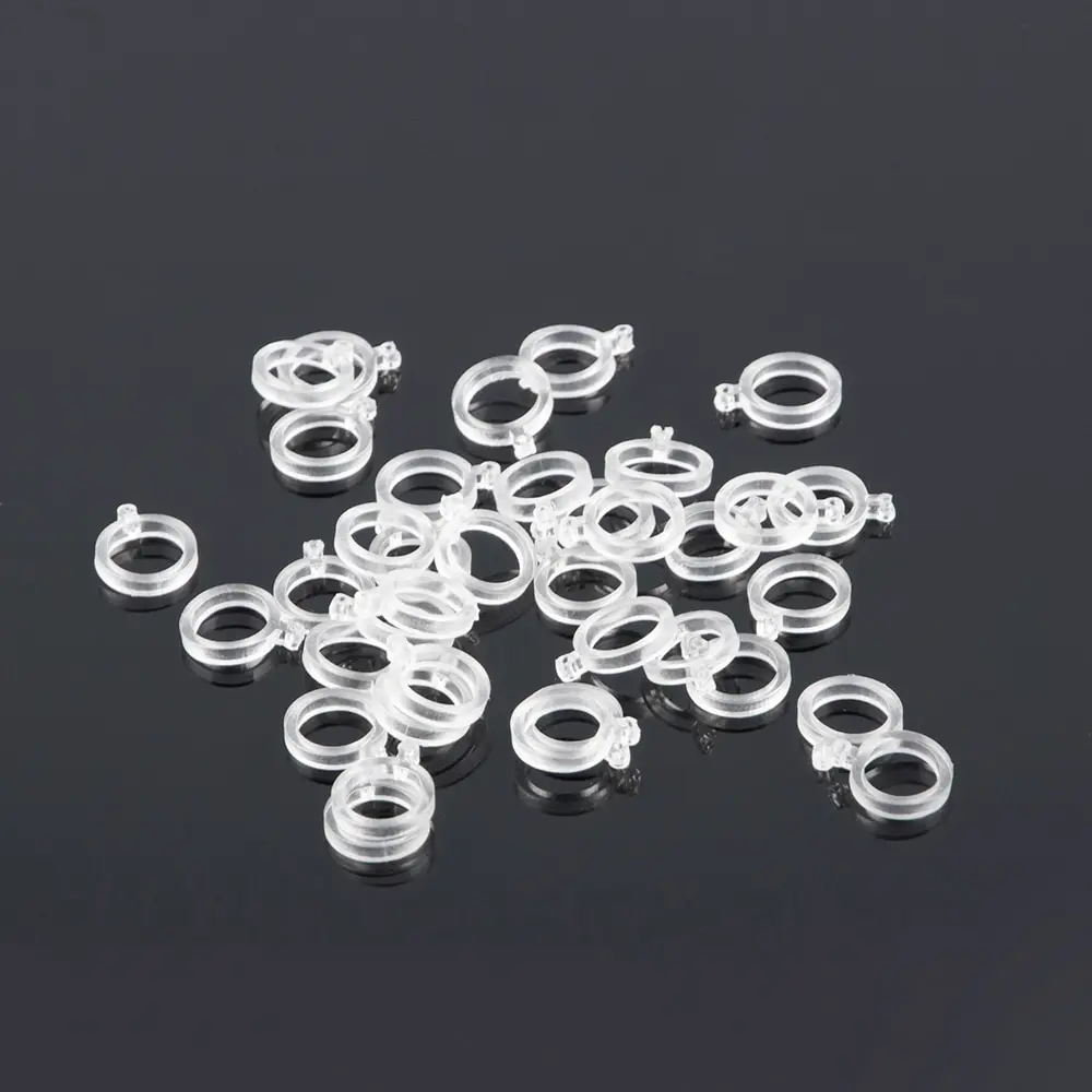 

100pcs/set Pe Pellet Fishing Bait Lure Bands Elastic Baitbands For Fishing Transparent Baitbands Fishing Carp Accessories