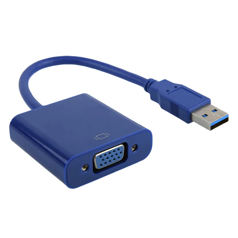 3 0 USB to VGA font b Connector b font 1080P Support for Laptops Desktops and