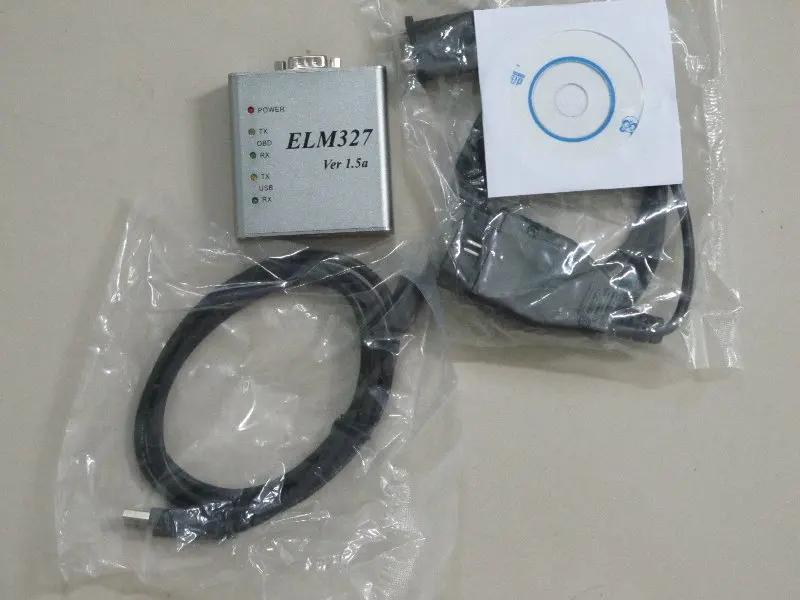 Алюминиевый elm327 usb obd2 автомобильный диагностический инструмент elm 327 v 1,5 высокое качество считыватель кодов canbus из Китая