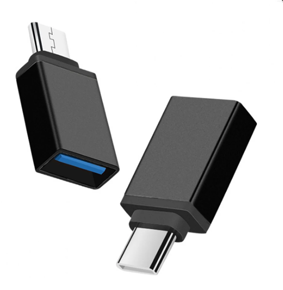 OTG USB C Мужской к USB3.0 Женский адаптер OTG type-C к USB адаптер/конвертер для Macbook Nexus Nokia N1 для samsung S8 Plus