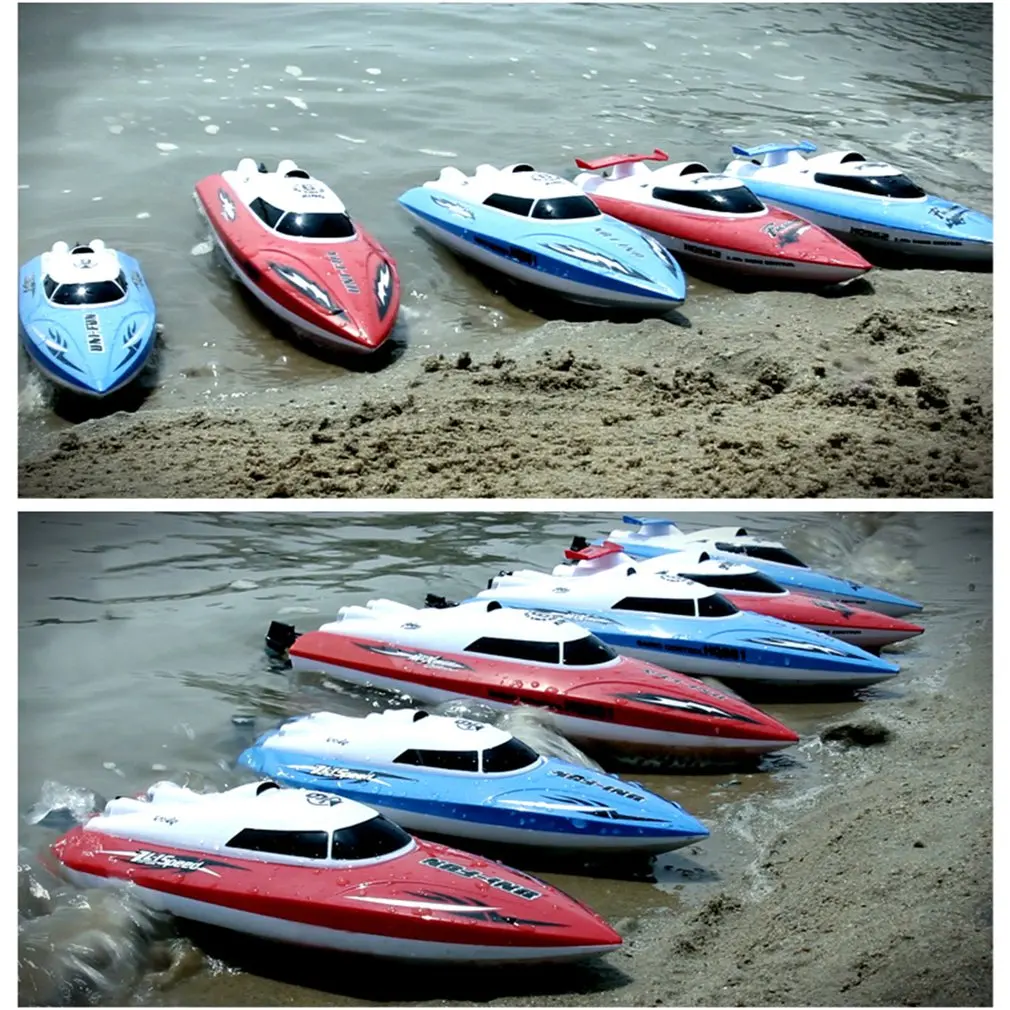 962 2.4G RC Boat 28km/h High Speed Racing Boat Ship Speedwith Water Cooling System Flipped Omni-directional Voltage Prompt z