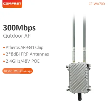 

COMFAST 300Mbps Wifi Router High Power Outdoor Weatherproof Outdoor Hotspot AP Base Station Larger Area Wifi Coverage CF-WA700