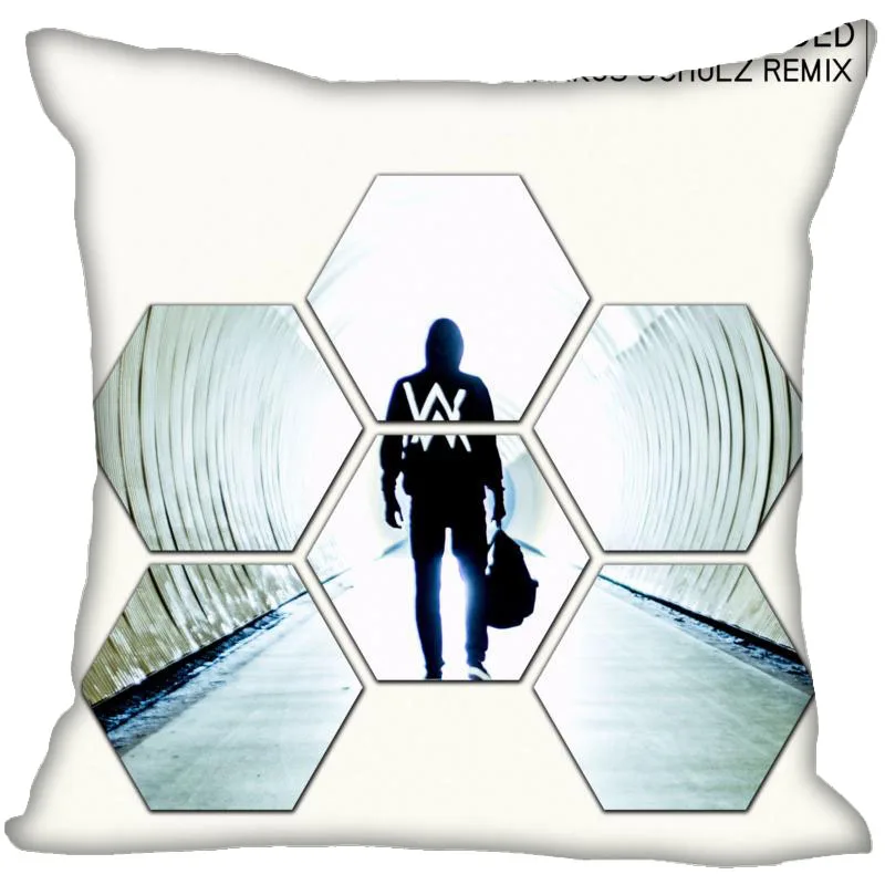 Заказная наволочка Alan Walker квадратная Подушка на молнии крышка 40X40cm45X45cm(две стороны) напечатать ваши фотографии классные наволочки для подушек - Цвет: 14