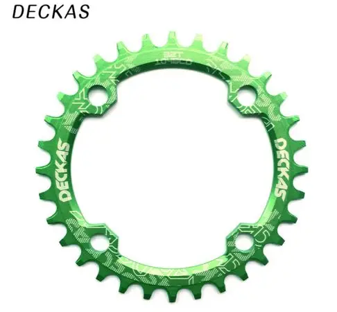 DECKAS 32/34/36/38 T круглая горная велосипедная шина Bcd104 Кривошип 9 S 10 11 S|bicycle crank|tooth