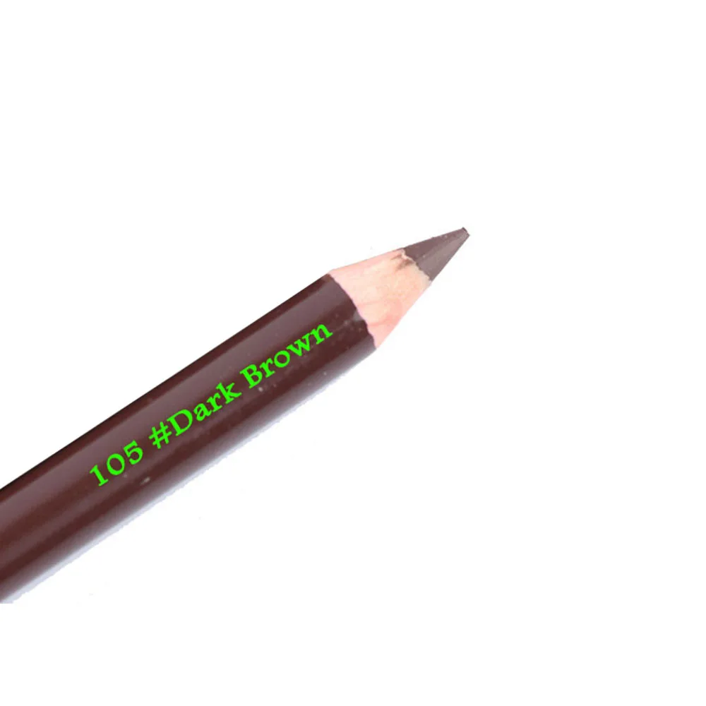 1 шт. модные женские туфли длительный Водостойкий карандаш для бровей Enhancer Макияж Красота косметический инструмент 6 цветов - Цвет: dark brown