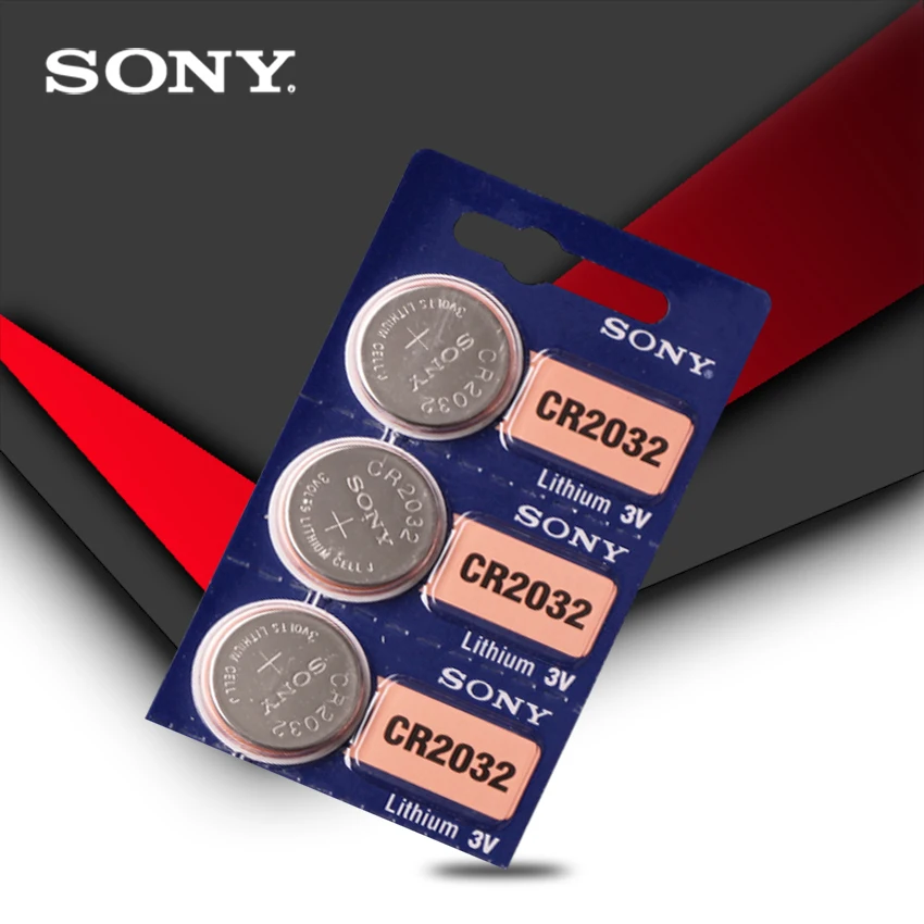 

3pc SONY Original cr2032 Button Cell Batteries 3V Coin Lithium Battery For Watch Remote Control Calculator cr2032