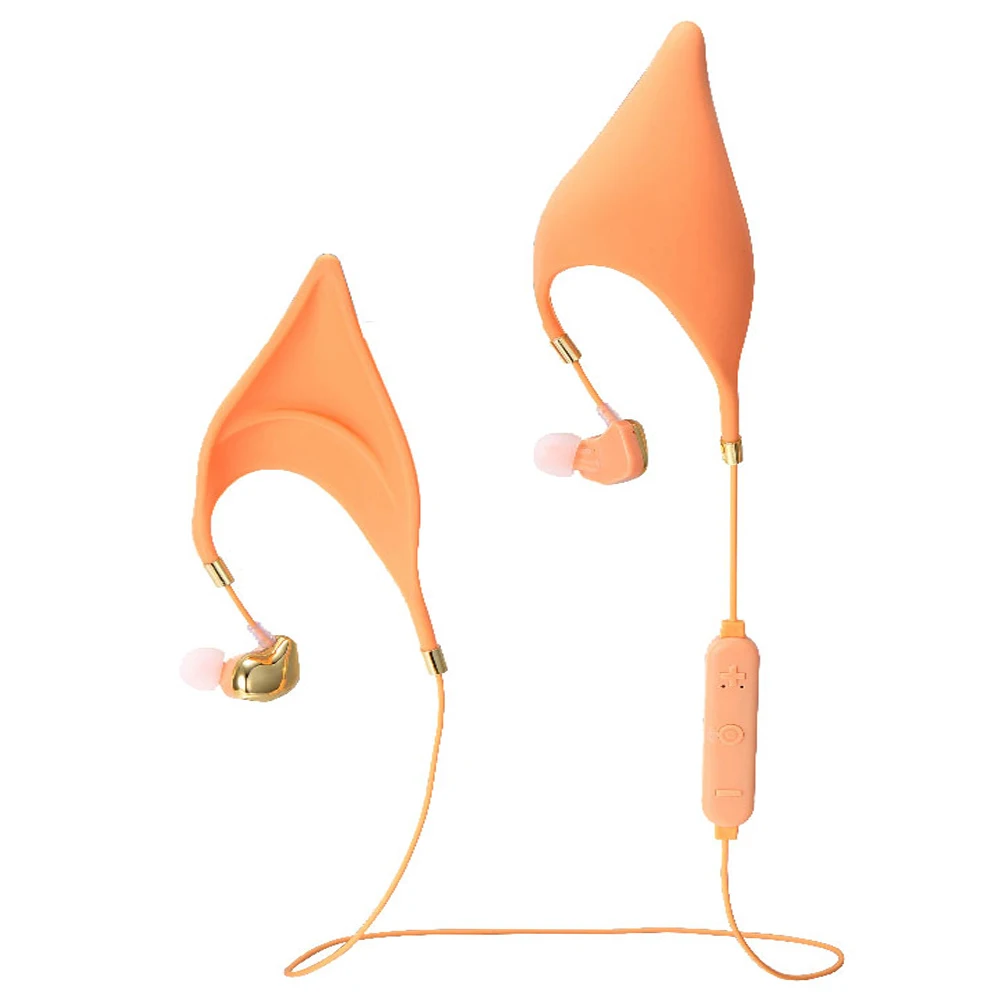 Cute Elf Bluetooth Headset Earphone Stylish Elves Ear Design Cosplay Elf Ears Earbuds Best Gift