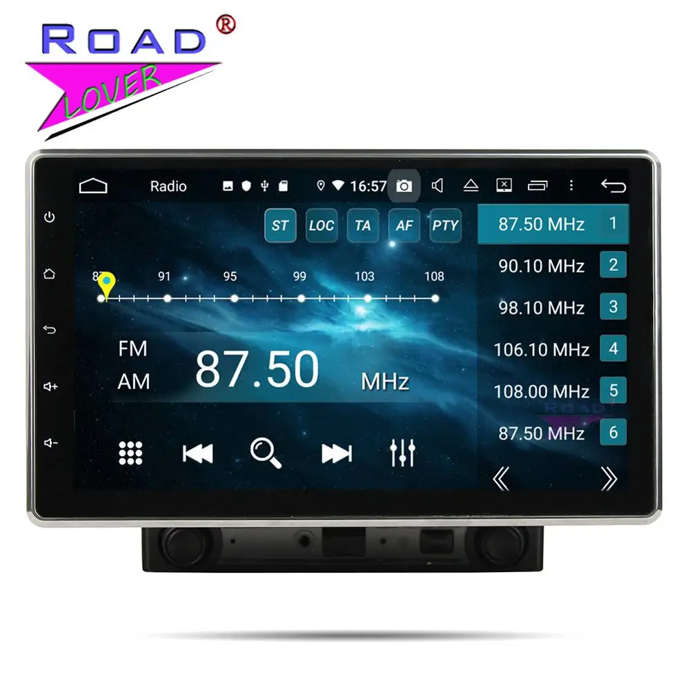 Подвижная Android 9,0 Автомагнитола для Skoda Octavia Rapid Opel Vectra peugeot 308 407 Fiat Punto стерео 2 Din gps навигация авто