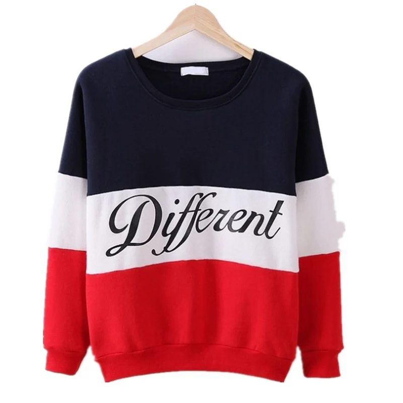 

2019 Autumn and winter women fleeve hoodies printed letters Different women's casual sweatshirt hoody