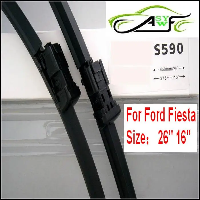 Free shipping car wiper blade for Ford Fiesta Soft Rubber WindShield
