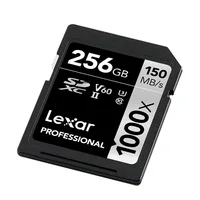 cartao דה memoria u3 Lexar כרטיס SD מקורי מקצועי 256GB של 150MB / 1000x UHS-II cartao דה memoria U3 Flash Memory Card עבור 3D 4K מצלמה דיגיטלית (5)