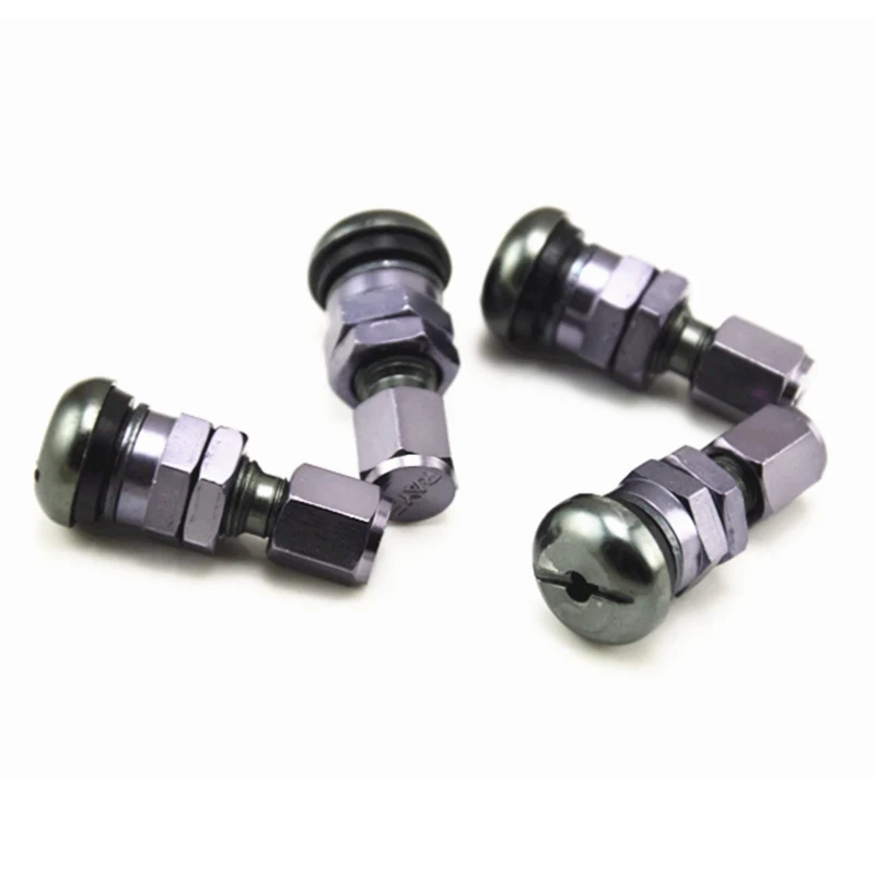 Valve Stems 4 x Bolt in Aluminum Car Tubeless Wheel Tire Valve Stems