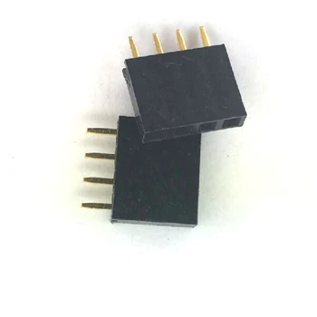 

10pcs 4 Pin 2.54mm for Arduino Shield Female Tall Stackable Header Connector socket Office Business Supplies