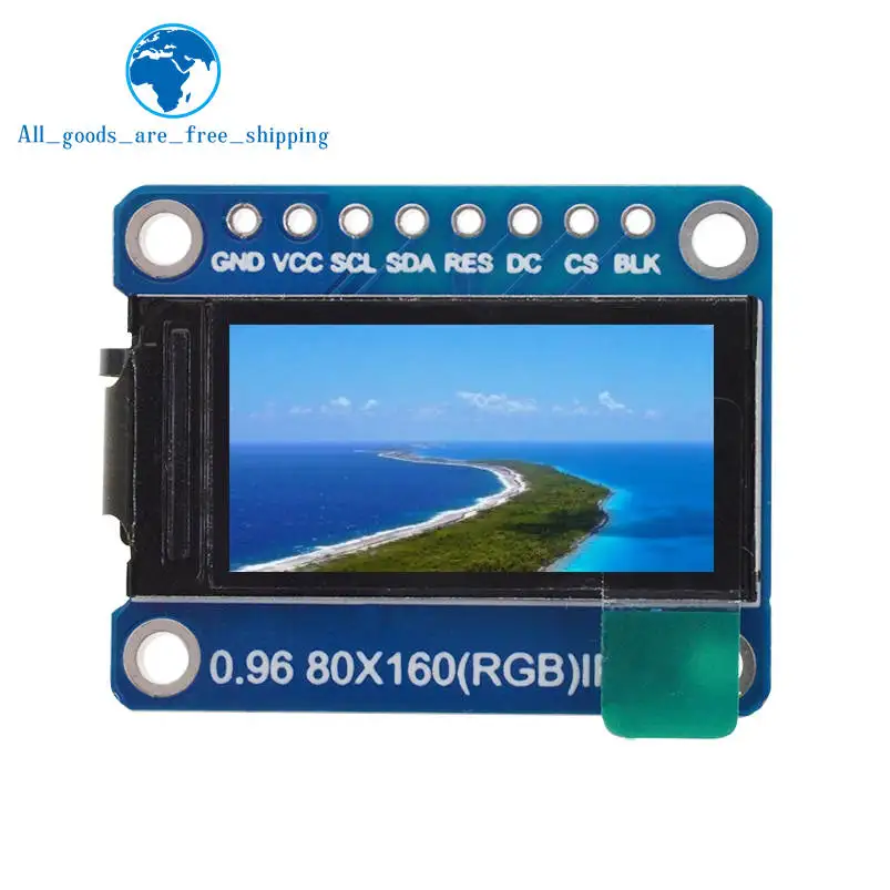 TZT TFT Display 0.96 / 1.3 inch IPS 7P SPI HD 65K Full Color LCD Module