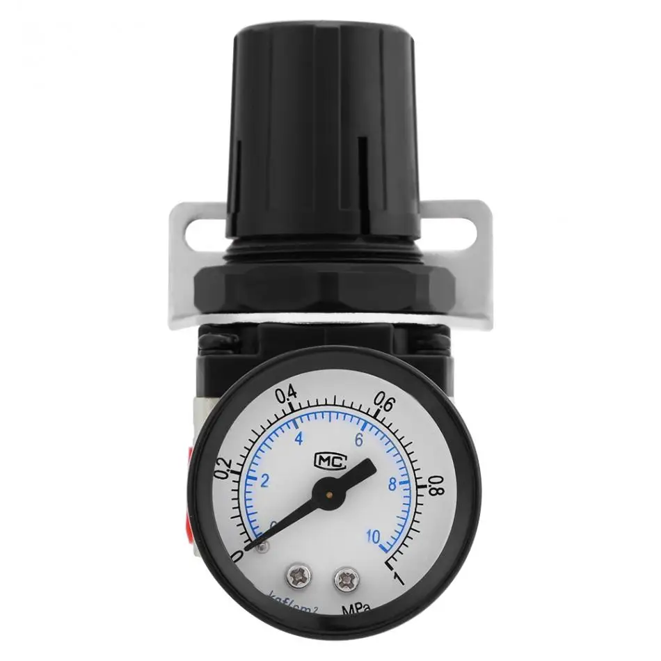 1 шт. регулятор давления воздуха G1/4 с манометром|gas regulator with gauge|gas pressure regulator1 |