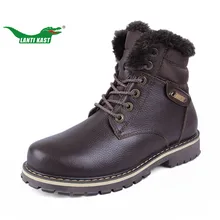 LANTI KAST Large Size 37 50 Snow Hiking Boots Men Rubber Sole Non slip Hiking Shoes