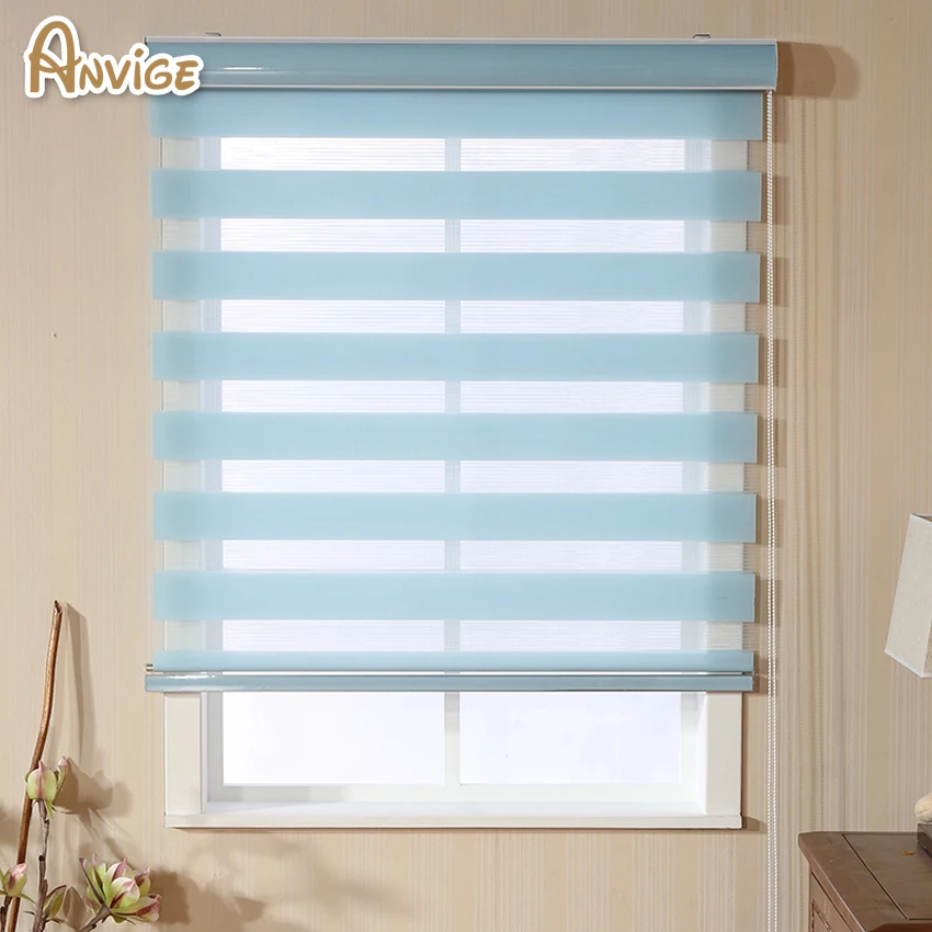 Online Get Zebra Curtains For Bedroom Aliexpress Europe Usa Canada Hot High Quality Zebra Blinds Rollor Blind Double Layer Curtains For Bedroom