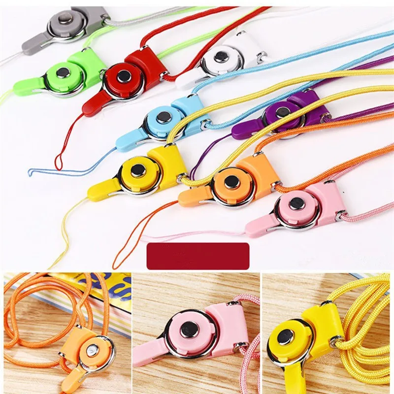 10 قطع = إزالة الحبل الرقبة الشريط ل تمرير بطاقة نوع دوارة شارة gym مفتاح/حامل الهاتف المحمول usb diy هانغ حبل الوهق