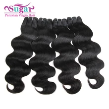 Peruvian Body Wave 4Bundles 7A Peerless Virgin Hair Peruvian Body Wave 1B 100% Virgin Peruvian Human Hair Weave Bundle Deals