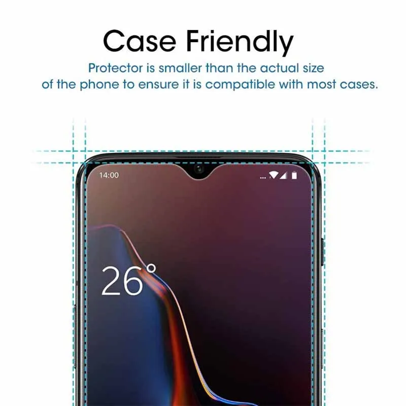 2 шт./лот для OnePlus 6T защитная пленка из закаленного стекла 6 41 Дюйма 9H 2.5D